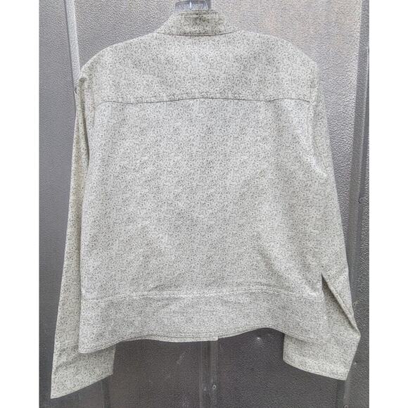 Christopher & Banks Denim Style Button Up Long Sleeve Stretch Jacket Size M - Picture 4 of 9